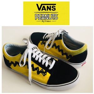 VANS Old Skool Peanuts Charlie Brown Size 8